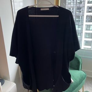 Oak and Fort Black Cardigan